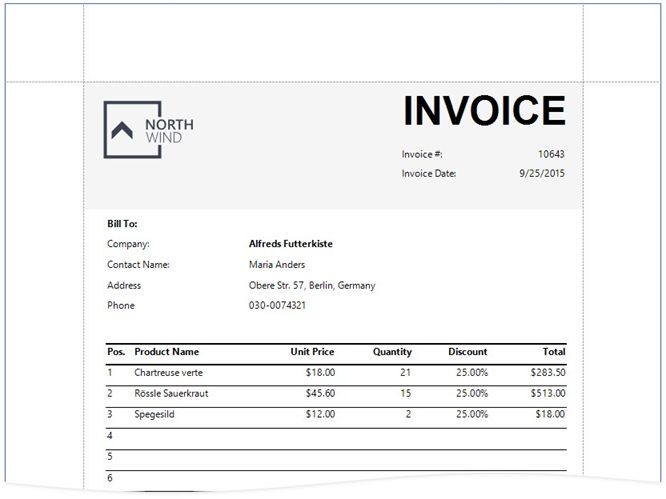 InvoiceReport